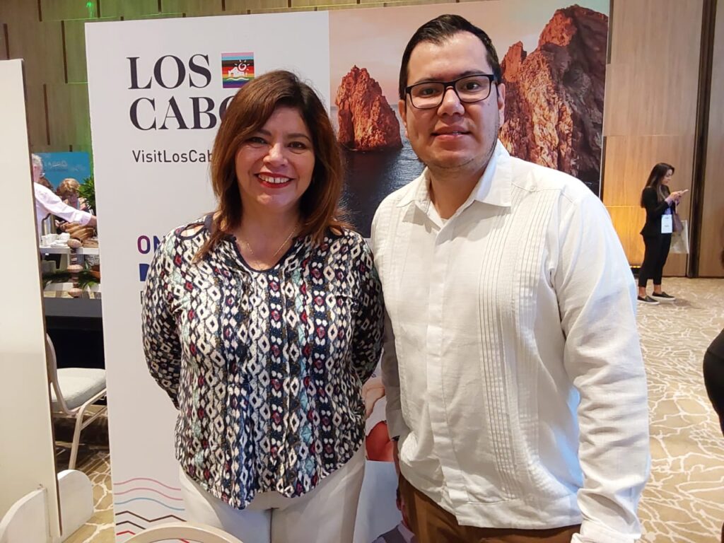 Diana Pomar e Gabriel Lopez Los Cabos Los Cabos marca presença na LGBT+ Turismo Expo