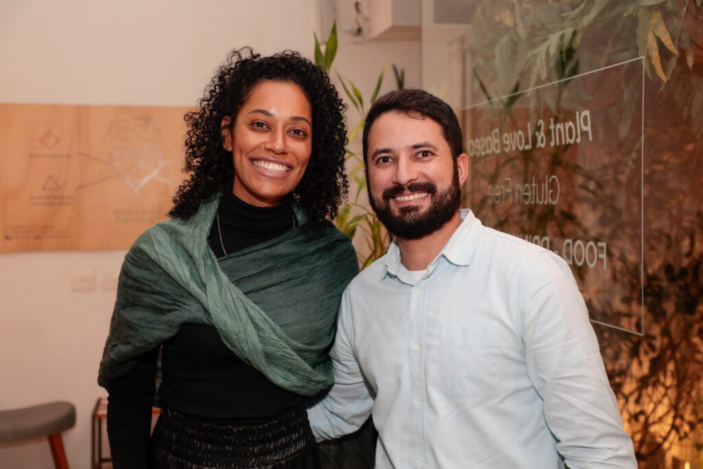 Fernanda Felipe Mariano, da CWT, e Henrique Barbosa, da Air Europa