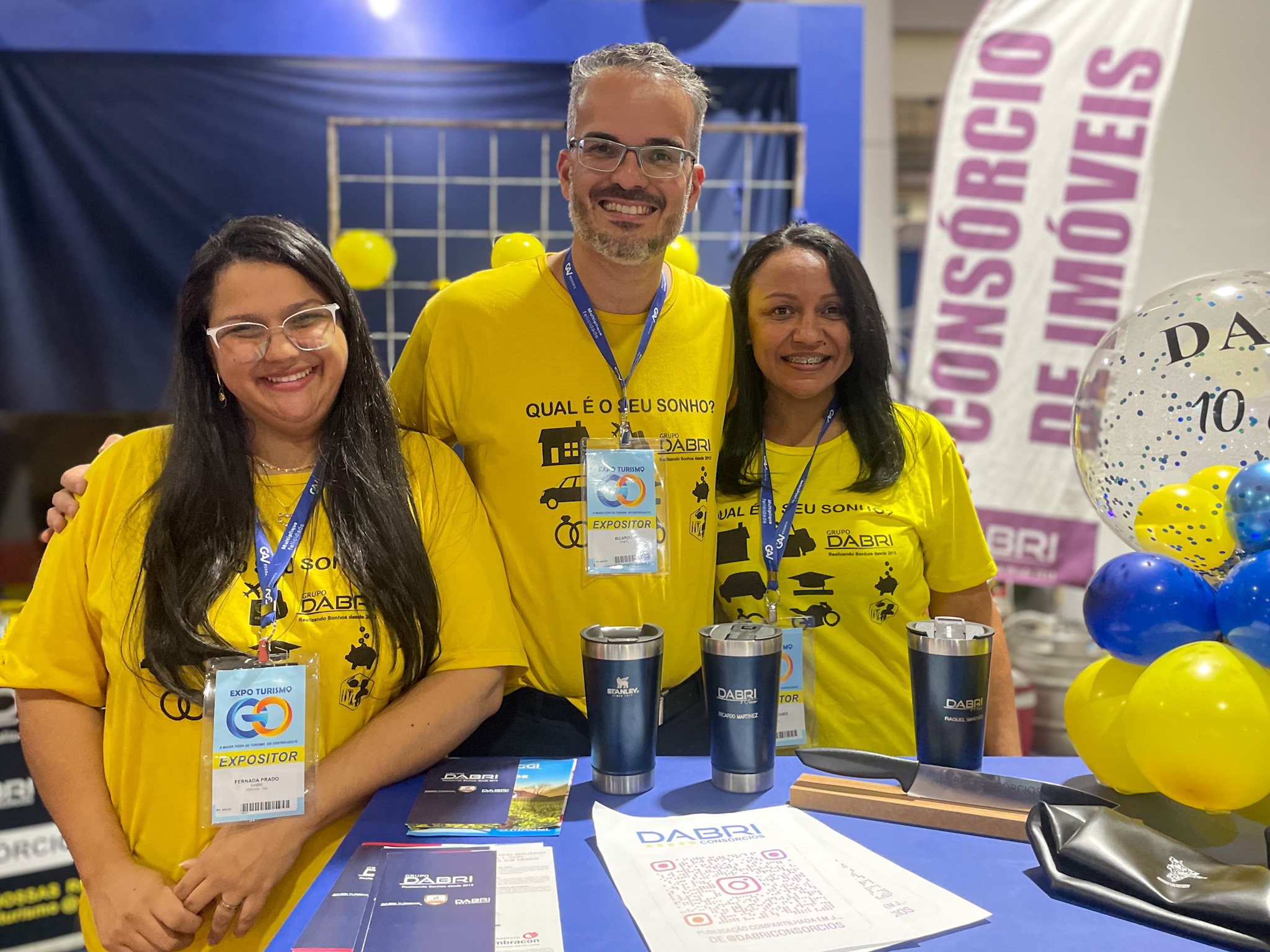 Fernanda Prado, Ricardo e Ricardo Sanches, da Dabri Fernanda Prado, Ricardo e Ricardo Sanches, da Dabri