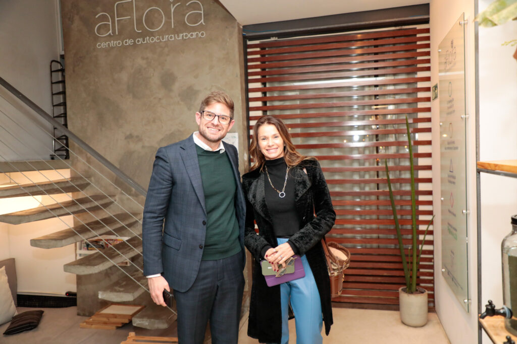 Gonzalo Romero, da Air Europa, e Giovana Jannuzzelli, da Alagev