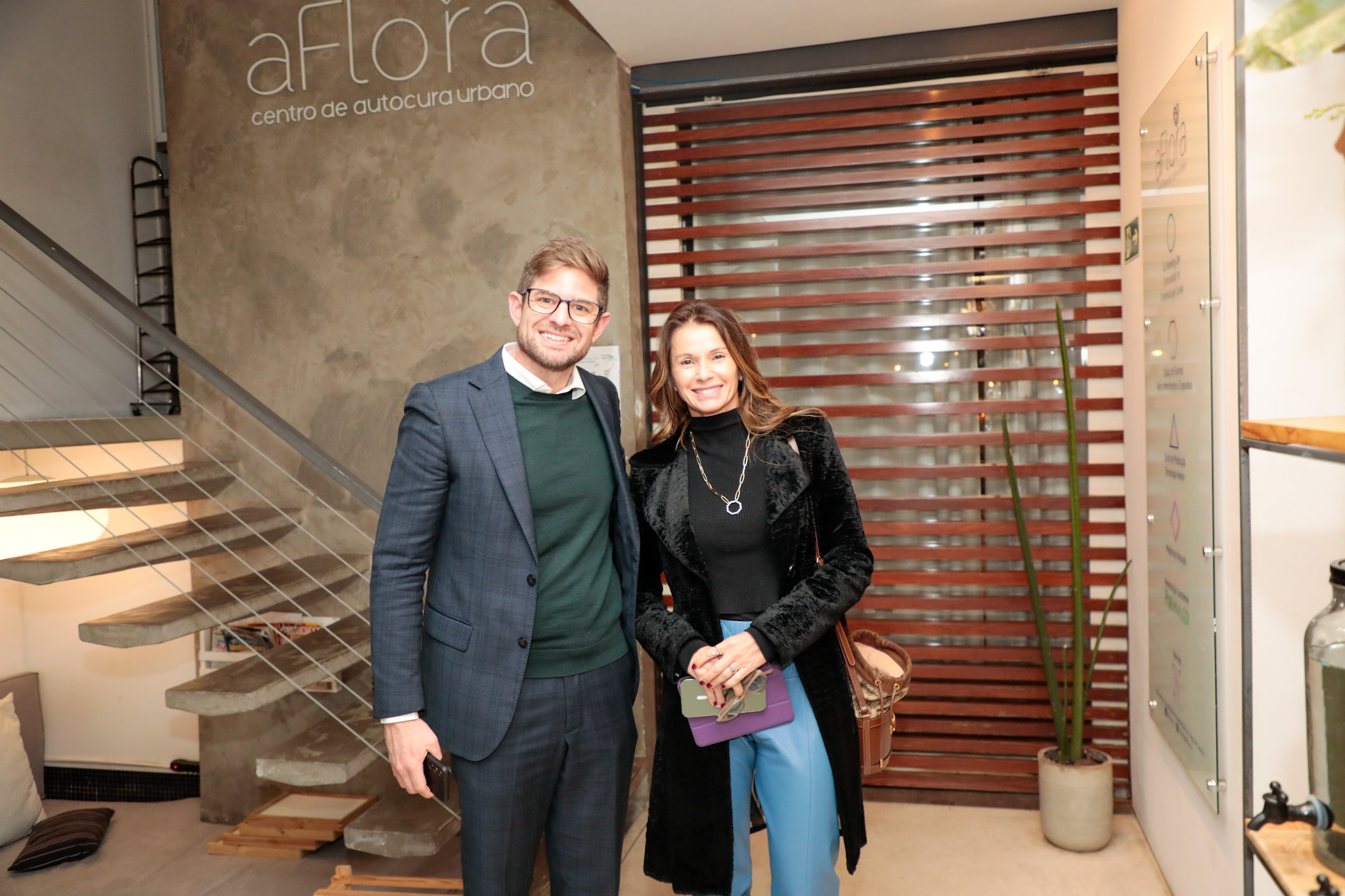 Gonzalo Romero, da Air Europa, e Giovana Jannuzzelli, da Alagev