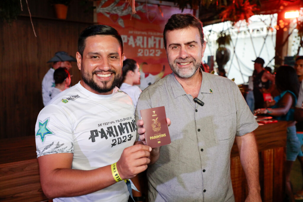 Embratur e Amazonastur juntas para potencializar o turismo internacional para o Festival de Parintins 1 Gustavo Sampaio e Marcelo Freixo presidente da Embratur Embratur e Amazonastur juntas para potencializar o turismo internacional para o Festival de Parintins