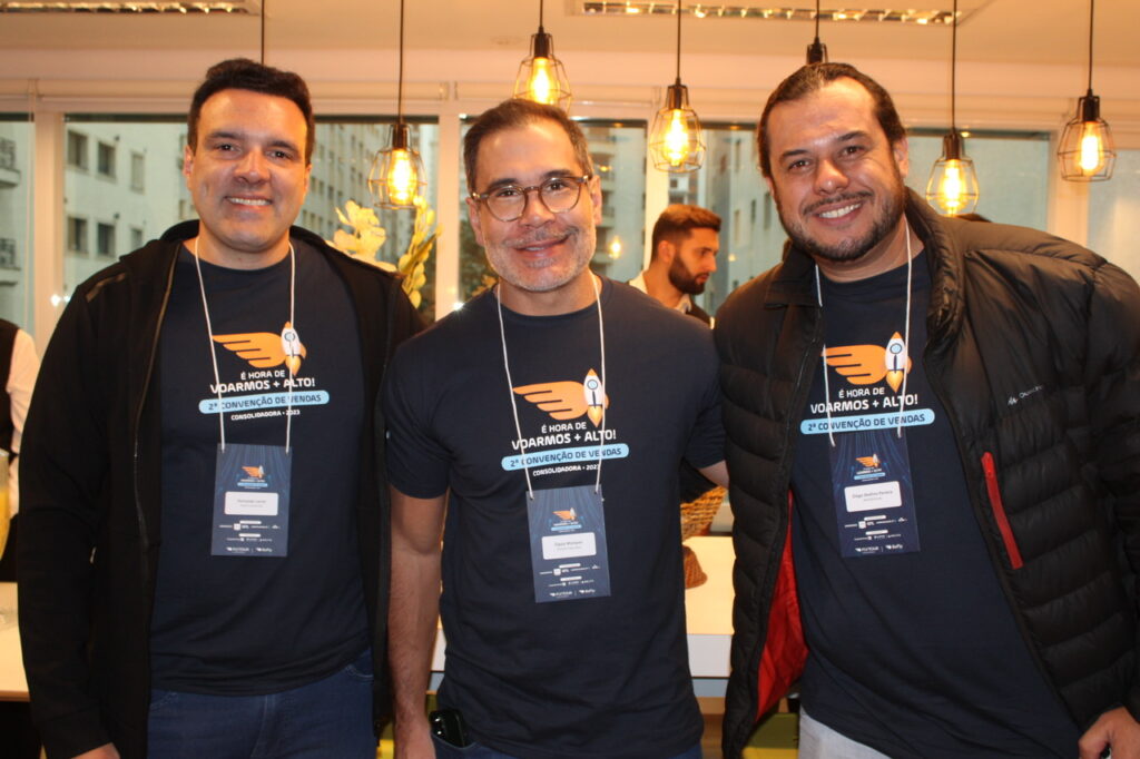 Fernando Lermi, Flávio Marques e Diego Pereira, da BeFly