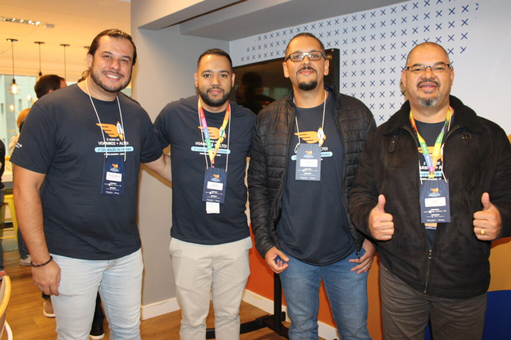 Diego Pereira, Edgar Lino, Jadiel Muniz e Quinho, da BeFly