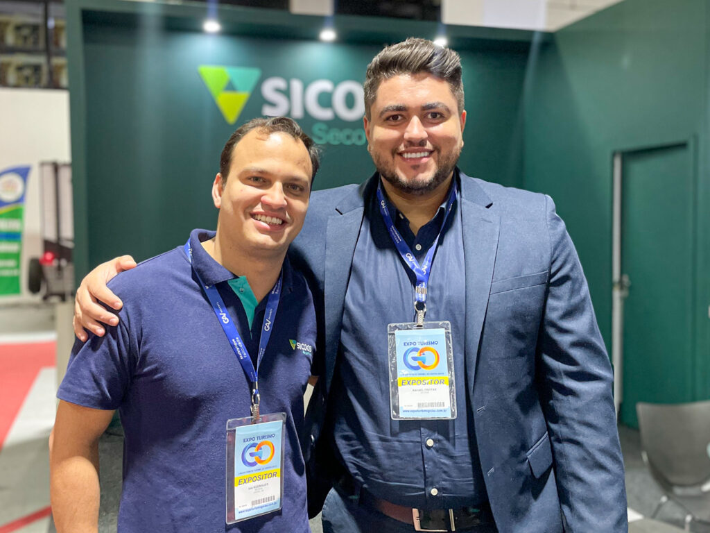 Ian Rodrigues e Rafael Freitas, da Sicoob Ian Rodrigues e Rafael Freitas, da Sicoob