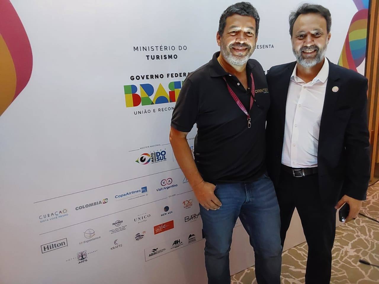 Jorge Souza da Orinter e Alex Bernardes da ILGBT+Expo Jorge Souza da Orinter e Alex Bernardes da ILGBT+Expo