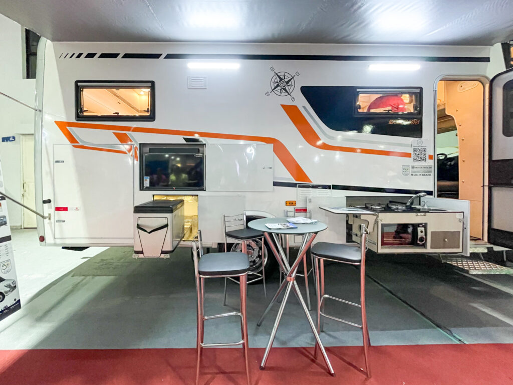 Motorhome em exposição na Expo Turismo Goiás