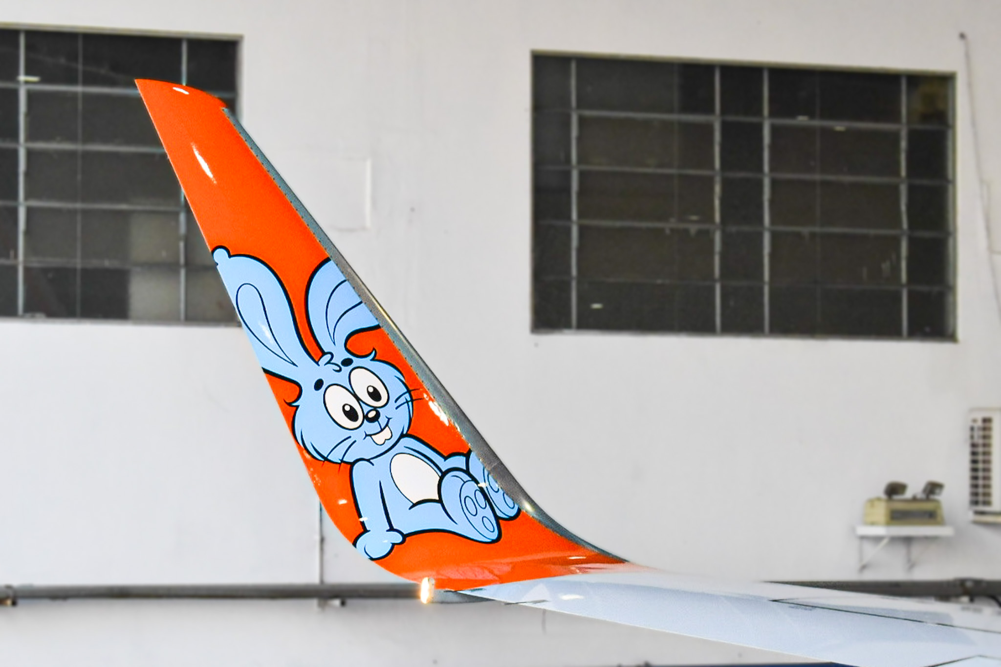 O Sansão também pode ser visto na winglet O Sansão também pode ser visto na winglet