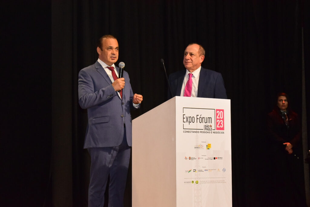 Roberto de Lucena secretario de Turismo de Sao Paulo e Toni Sando presidente do SPCVB São Paulo prevê criação de 60 mil empregos ligados ao Turismo em 2023