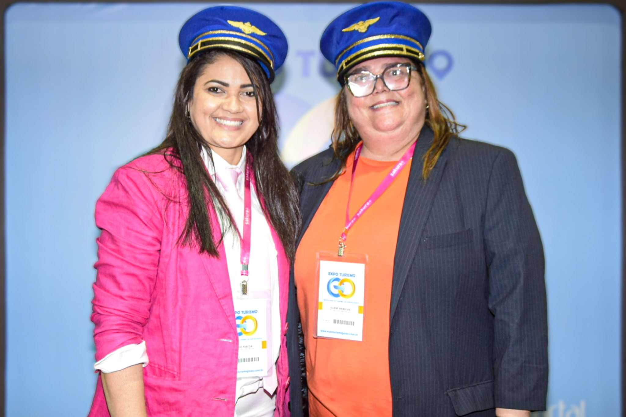 Rose Páscoa e Eliene Meireles, CEOs do Expo Turismo Goiás Rose Páscoa e Eliene Meireles, CEOs do Expo Turismo Goiás