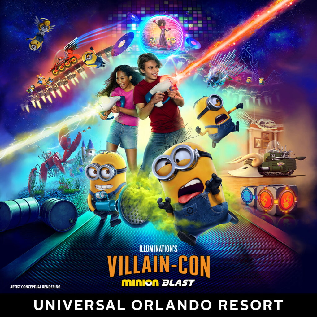 Universal Orlando Resort Reveals All New Details About Illuminations Villain Con Minion Blast Universal Orlando divulga detalhes de atração inédita na nova área temática dos Minions