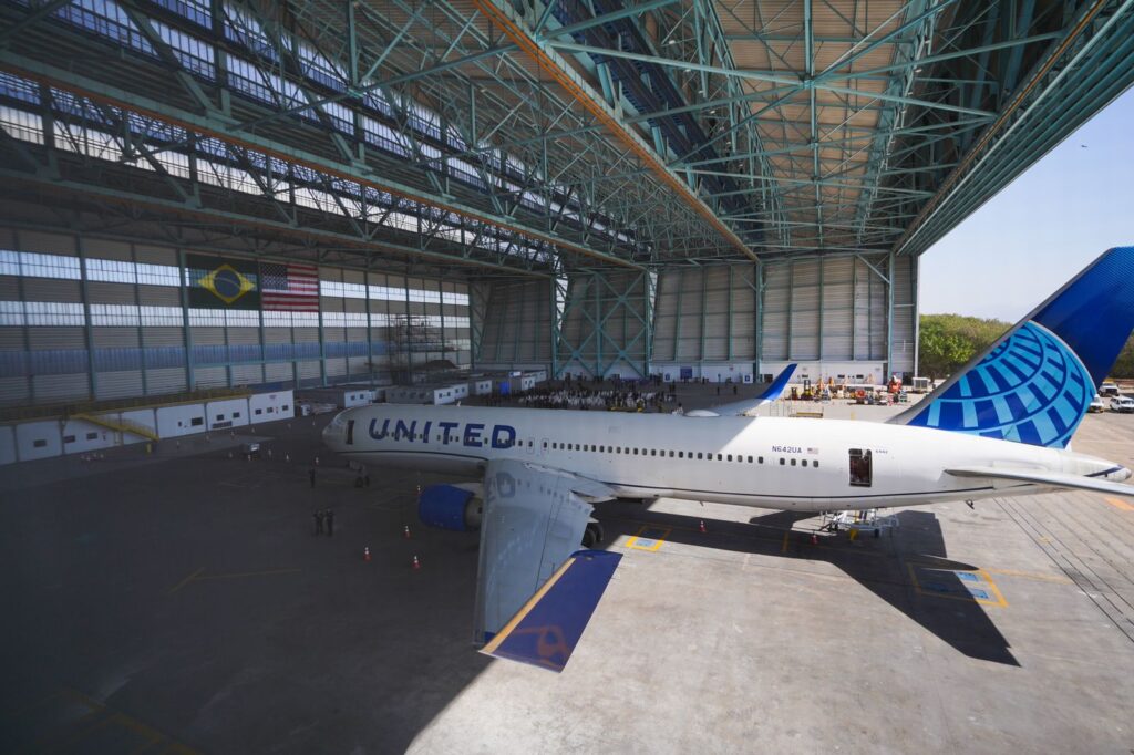 image001 2 United inaugura primeiro hangar de manutenção de aeronaves fora dos EUA no RIOgaleão