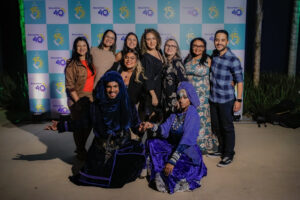 Equipe do Instituto Bancorbrás - Alessandra Amaral, Thaíse Abreu, Lilia Kezia Lopes, Kallyne Castro, Roberta Abreu, Núbia Carrijo, Vera Lúcia e Edivan Nascimento