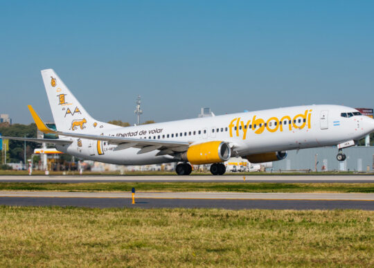 Flybondi dá 25% de desconto em passagens aéreas entre Brasil e Argentina até domingo (10)