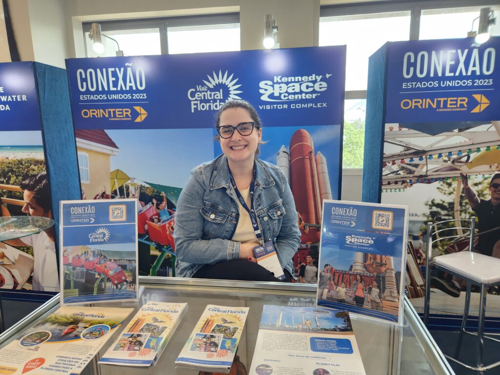 Andrea Dias, Kennedy Space Center e Visit Central Florida