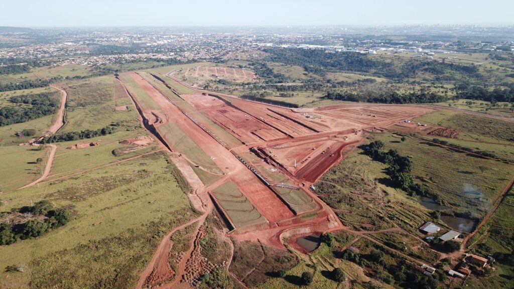 Antares pista em obras 01 Antares Polo Aeronáutico, hub de logística aérea, é destaque no Labace 2023