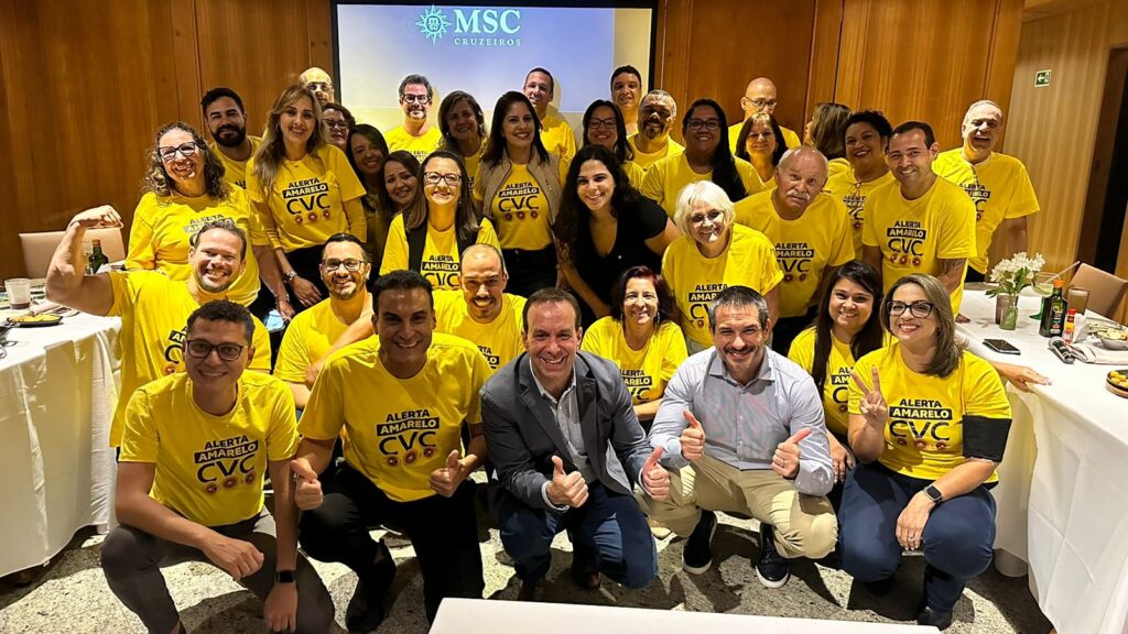 CVC Brasilia e MSC CVC promove capacitação para franqueados e líderes de Brasília em parceria com a MSC
