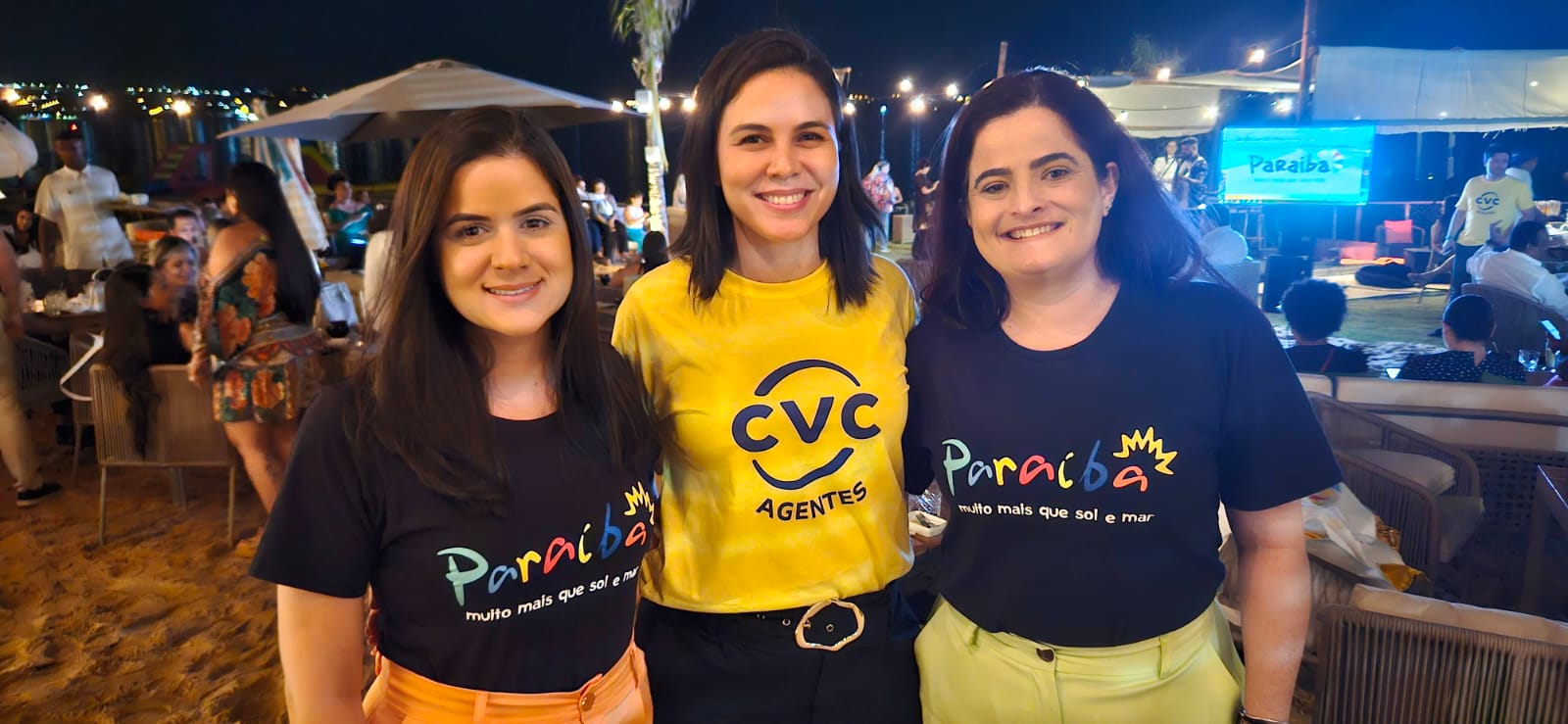 Representantes da PBTur e CVC Representantes da PBTur e CVC