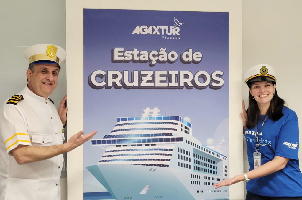 Agaxtur lança quinzena especial de cruzeiros e anuncia equipe exclusiva para atendimento Agaxtur lança quinzena especial de cruzeiros e anuncia equipe exclusiva para atendimento