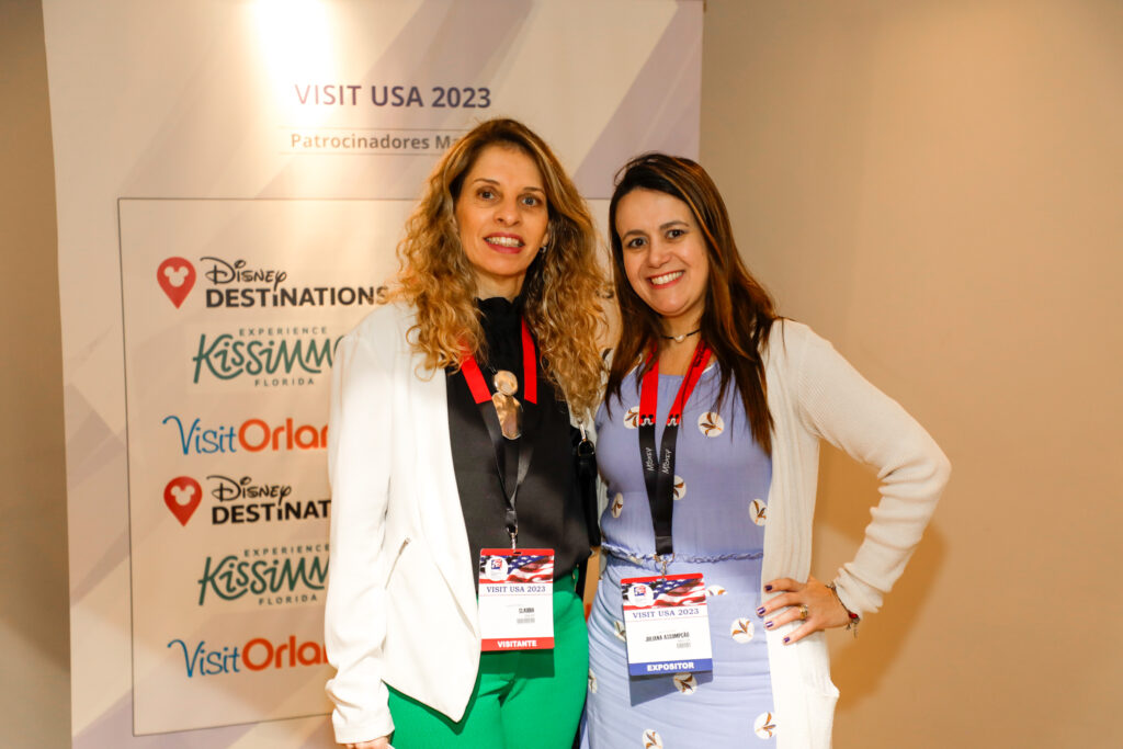 Claudia Traballi e Juliana Assumpção, da Abav-SP Aviesp