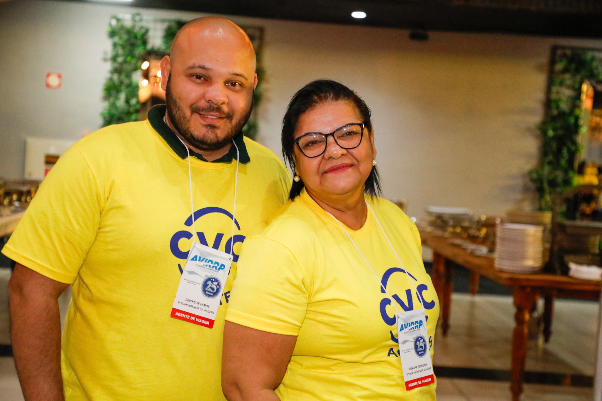 Deickson Lemos e Romana Ferreira, da Vitour Viagens Deickson Lemos e Romana Ferreira, da Vitour Viagens