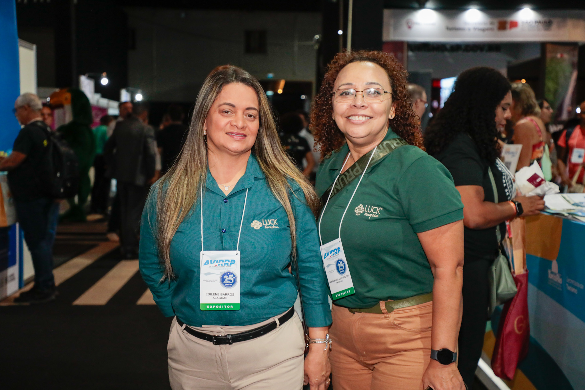 Edilene Barros e Carmen Mascia, da Luck Receptivo Edilene Barros e Carmen Mascia, da Luck Receptivo