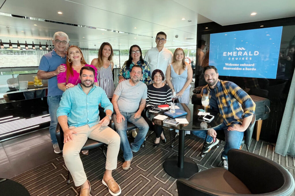 Velle Representações leva agentes de viagens para famtrip com a Emerald Cruises 1 FamTrip Velle Representações leva agentes de viagens para famtrip com a Emerald Cruises