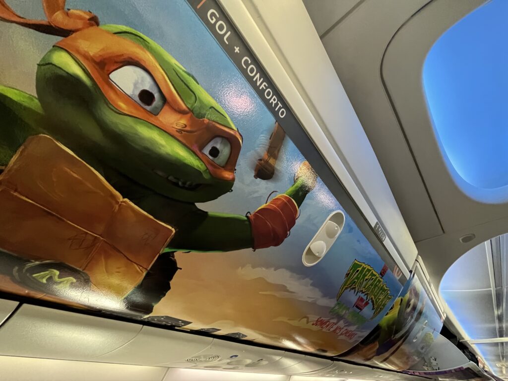 Paramount e Gol lançam aeronave tematizada para celebrar novo filme das "Tartarujas Ninja" 2 Foto 2 Paramount e Gol lançam aeronave tematizada para celebrar novo filme das "Tartarujas Ninja"