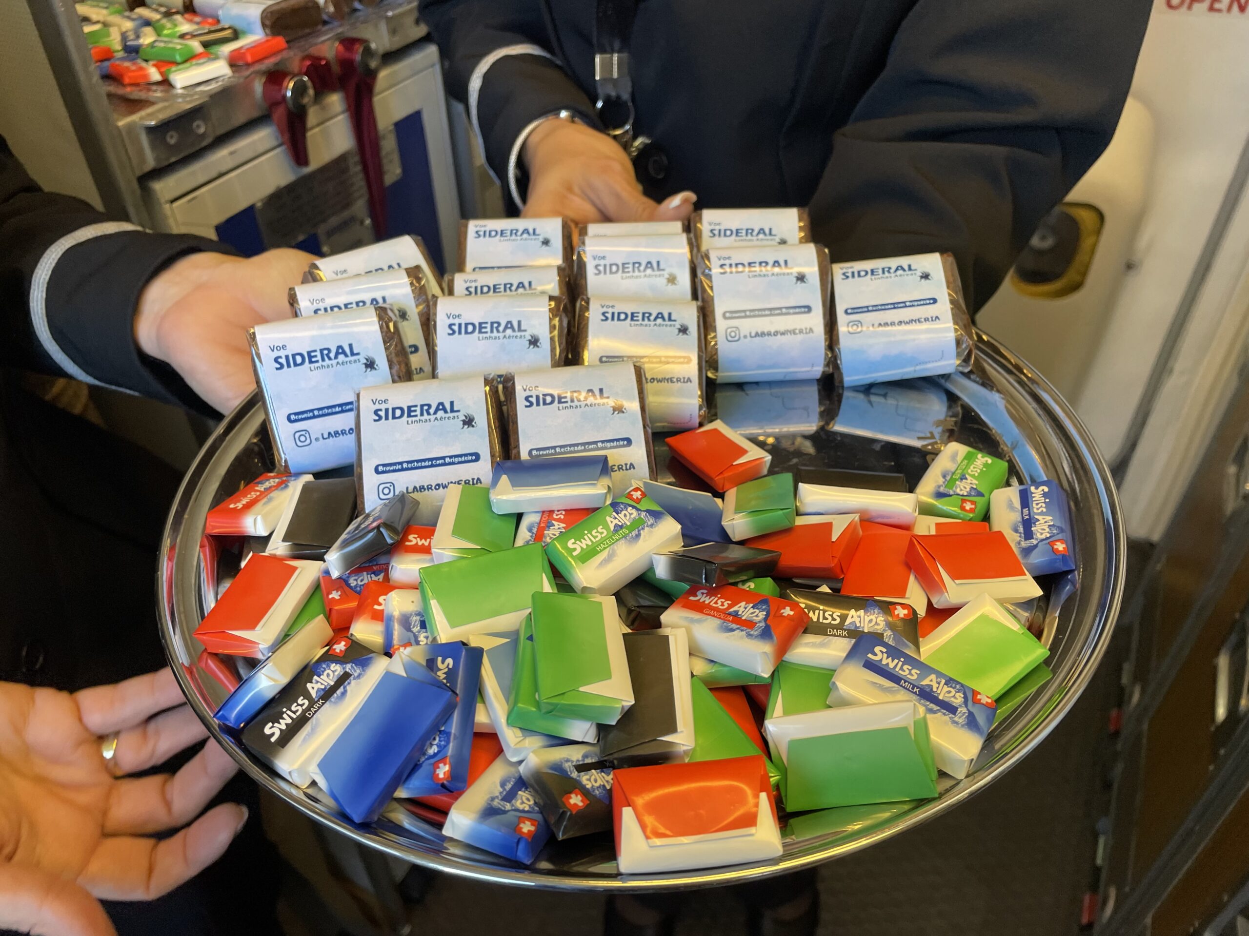 Mimos para os passageiros Mimos para os passageiros