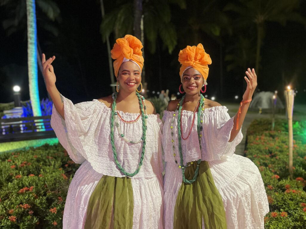 As baianas Vanusa Oliveira e Daniela Nere