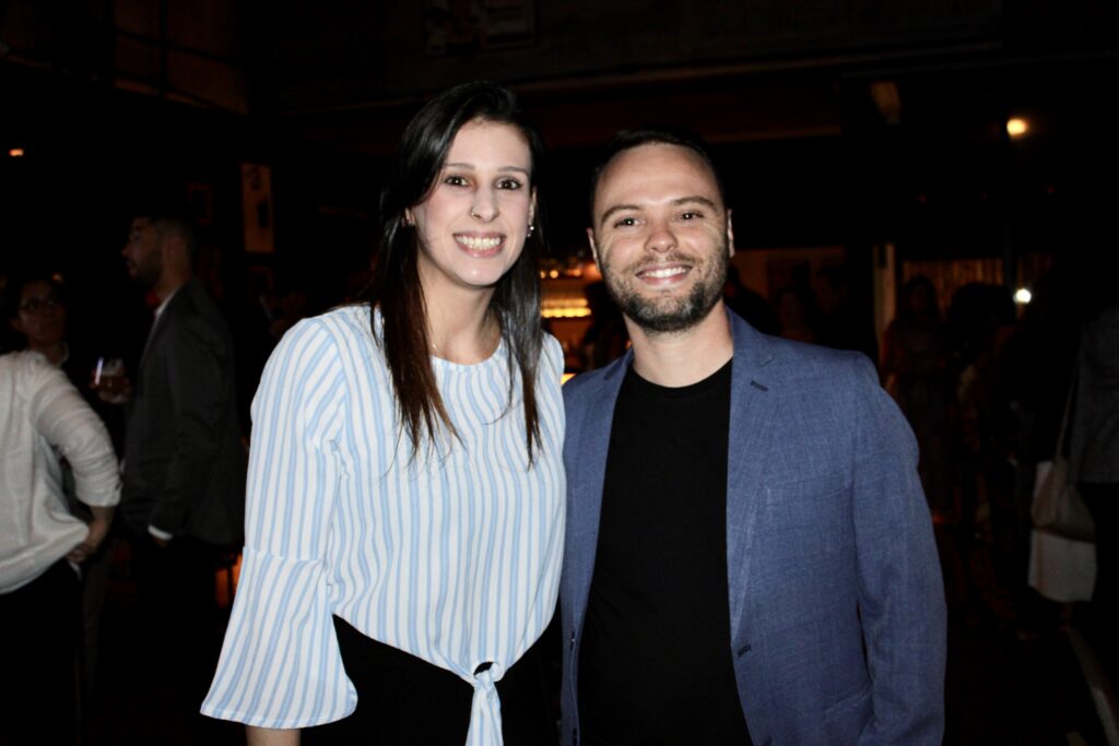 Mayara Ferreira, da Europlus, e Danilo Lima, da BeFly