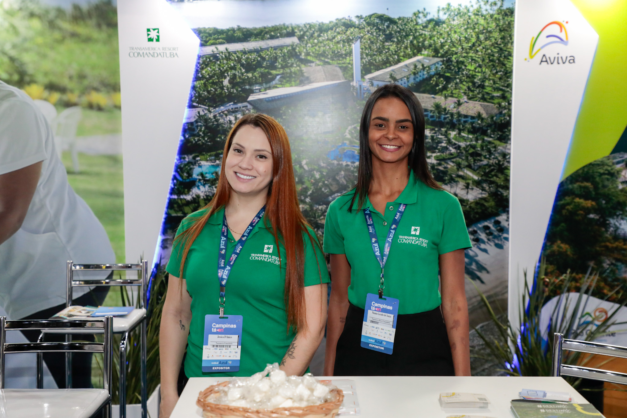 Jessica D’Amico, e Naiana Souza, do Transamerica Resort Comandatuba Jessica D’Amico, e Naiana Souza, do Transamerica Resort Comandatuba
