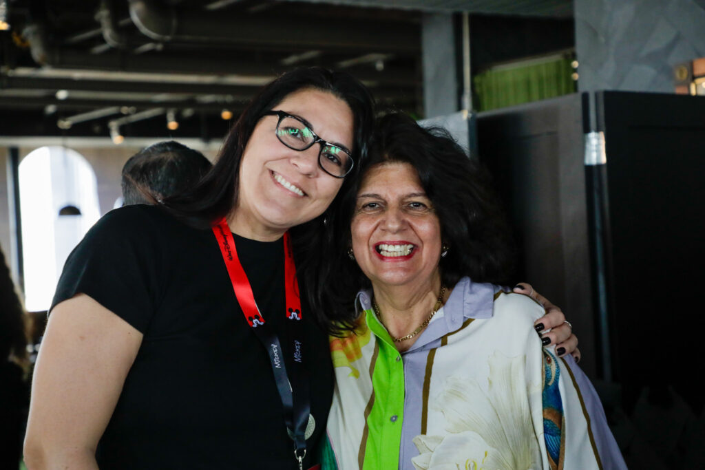 Lizandra Pajak, da Aviareps, e Jussara Haddad, do Consulado dos EUA