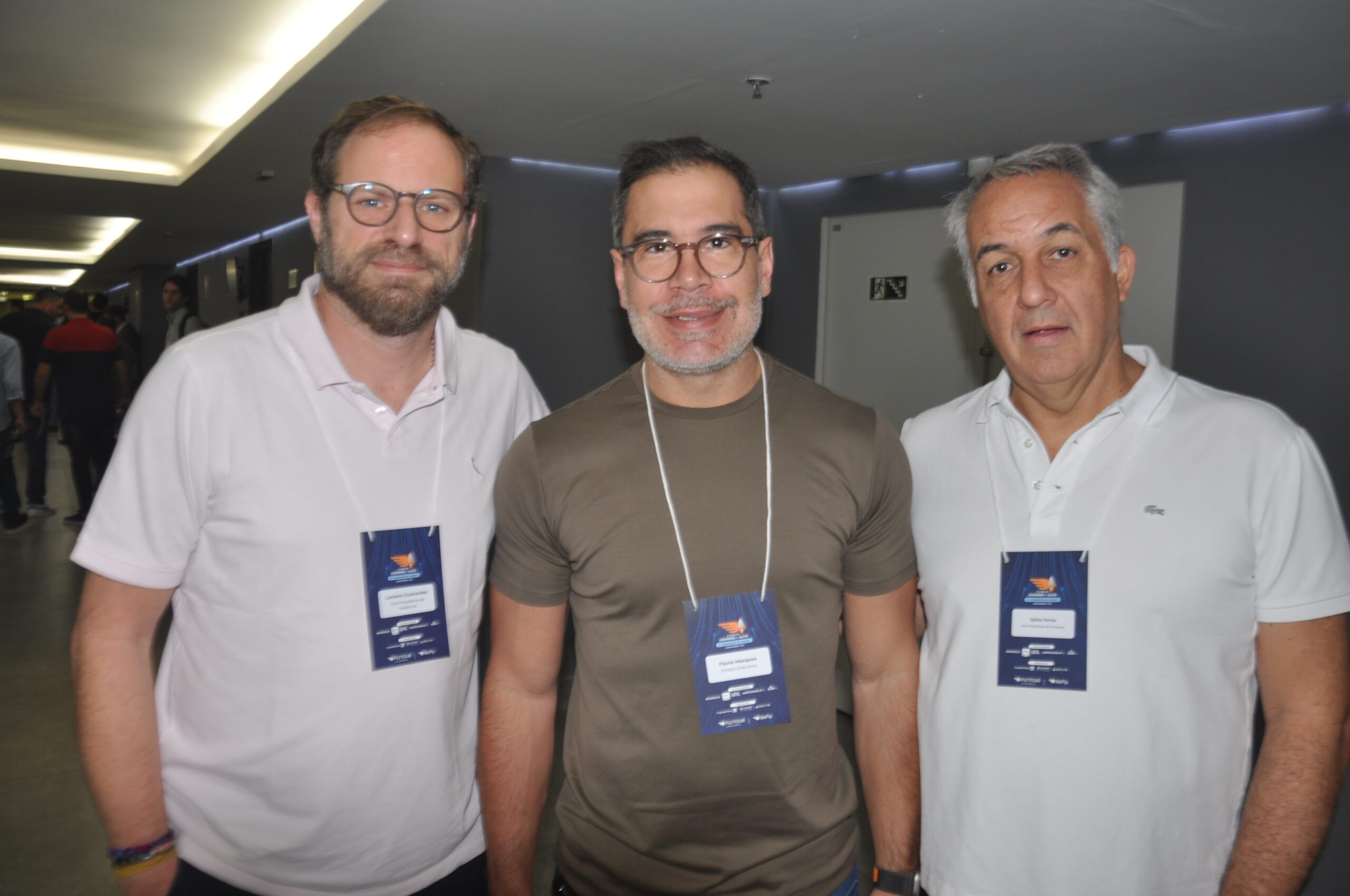 Luciano Guimarães, vice-presidente de Negócios, Flavio Marques, diretor Executivo, e Sylvio Ferraz, vice-presidente de Produto Luciano Guimarães, vice-presidente de Negócios, Flavio Marques, diretor Executivo, e Sylvio Ferraz, vice-presidente de Produto