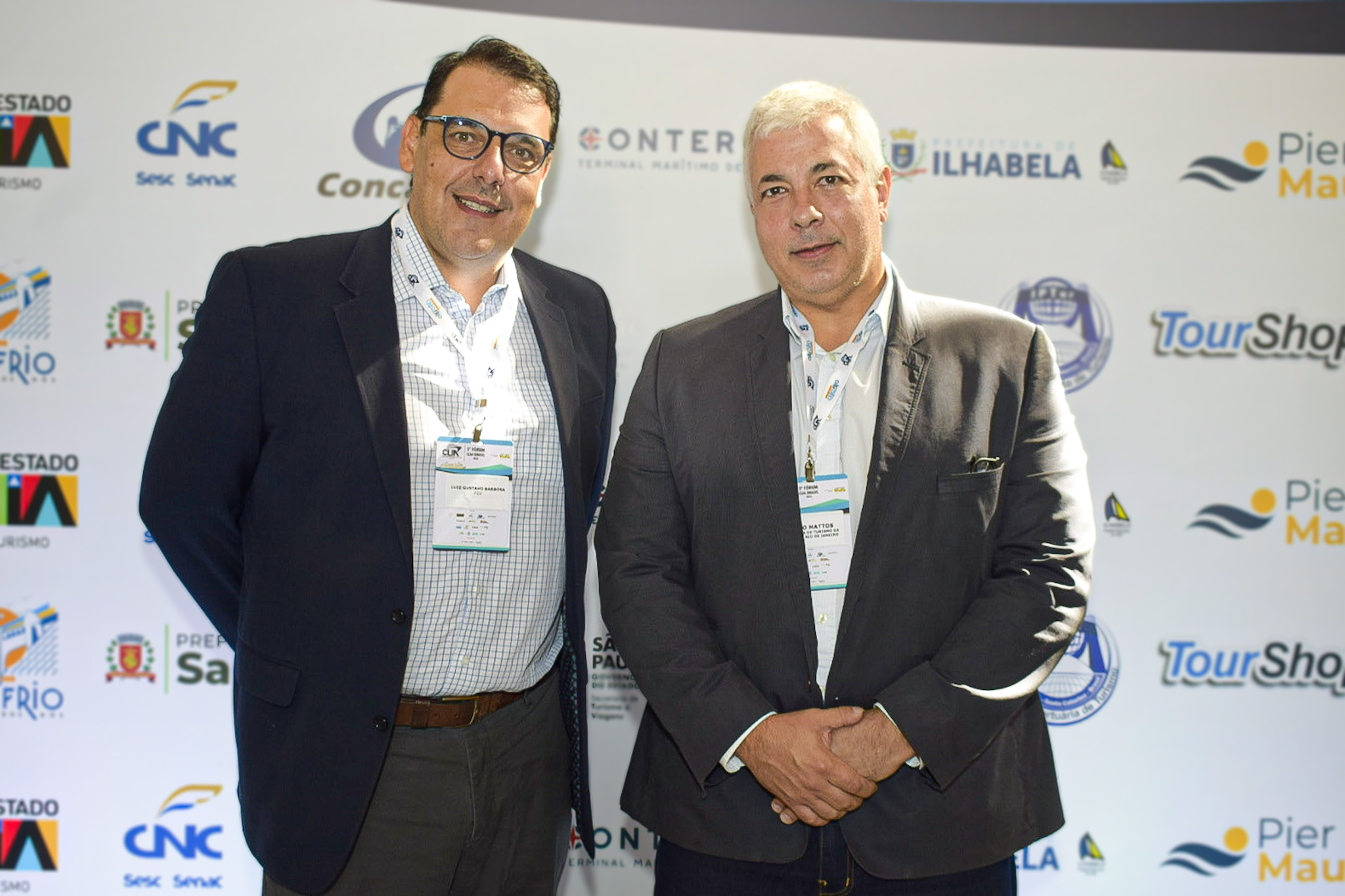 Luíz Gustavo Barbosa da FGV e Bruno Mattos, da Setur-RJ Luíz Gustavo Barbosa da FGV e Bruno Mattos, da Setur-RJ