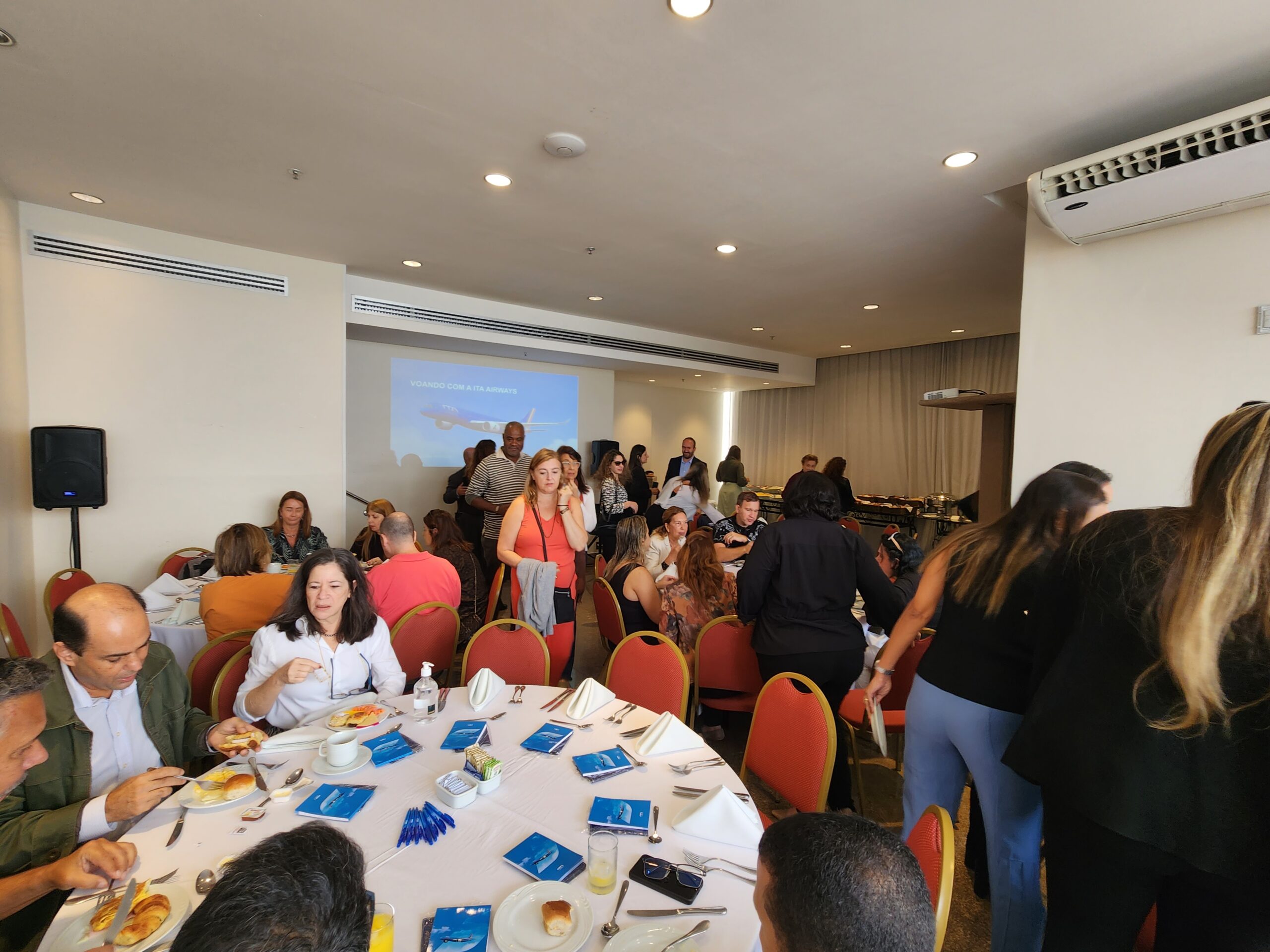 Mais de 50 agentes de viagens convidados para a apresentação do voo Rio-Roma, da ITA Airways Mais de 50 agentes de viagens convidados para a apresentação do voo Rio-Roma, da ITA Airways