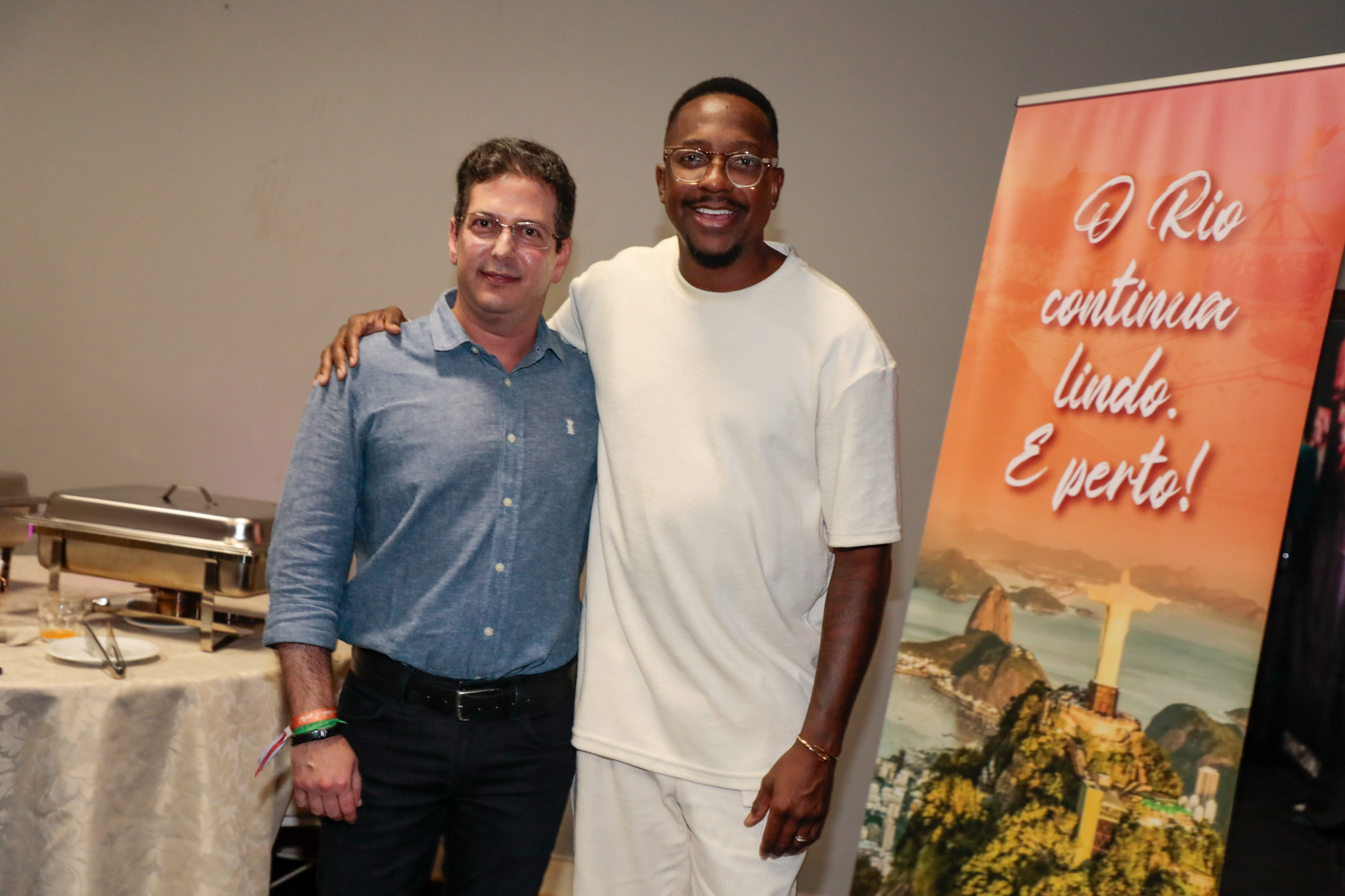 Marcos Franco, secretário de Turismo de Sergipe, e Mumuzinho Marcos Franco, secretário de Turismo de Sergipe, e Mumuzinho