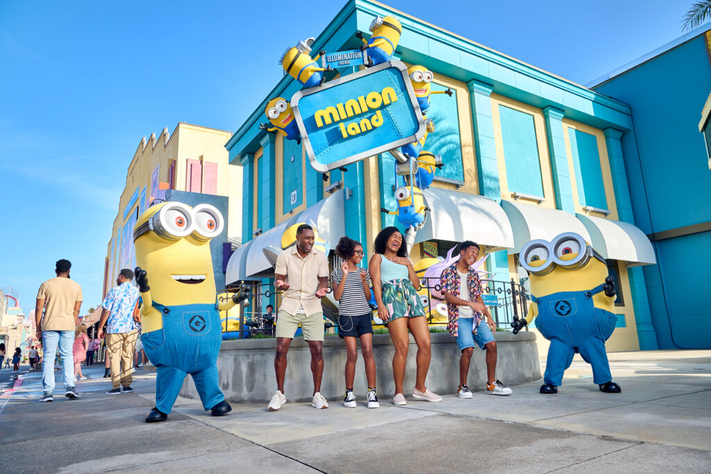 Minion Land 3 Universal Orlando Resort lança oferta especial com 2 dias grátis na compra de ingressos