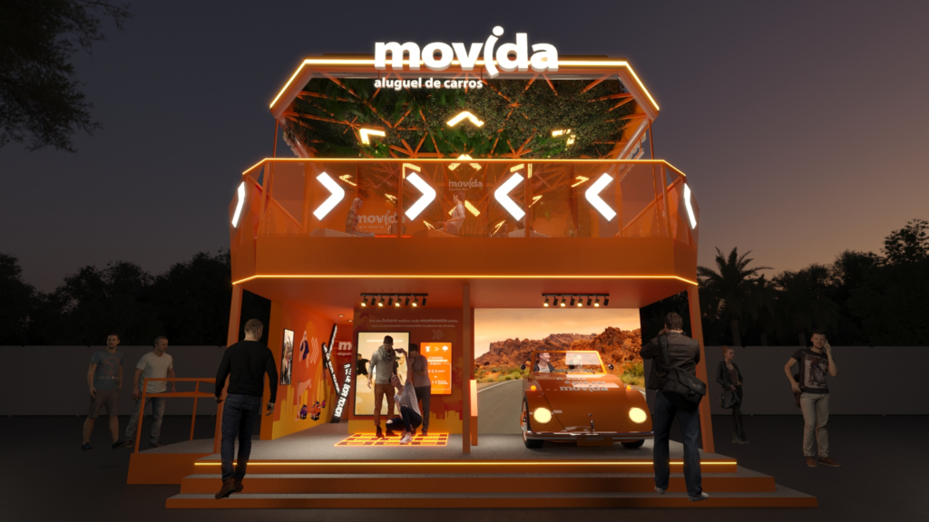 Mockups MOVIDA The Town 3 Locadora oficial do The Town, Movida promove uma série de ações durante o festival