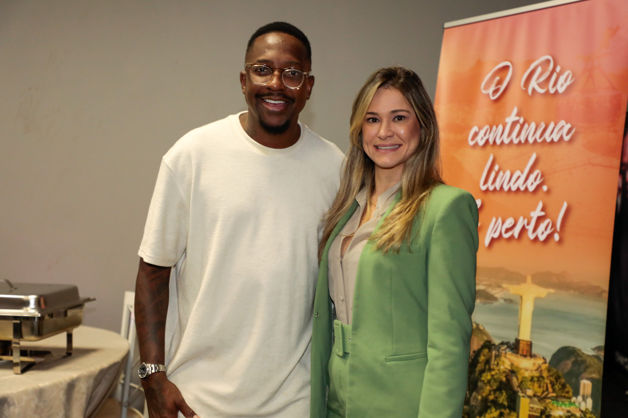 Mumuzinho com Marilia Herrmann, Secretária Executiva do Turismo do Governo de Alagoas Mumuzinho com Marilia Herrmann, Secretária Executiva do Turismo do Governo de Alagoas