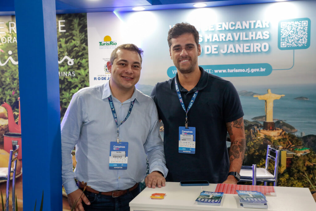 Pablo Kling, e Carlos Vinícius, da Setur-RJ