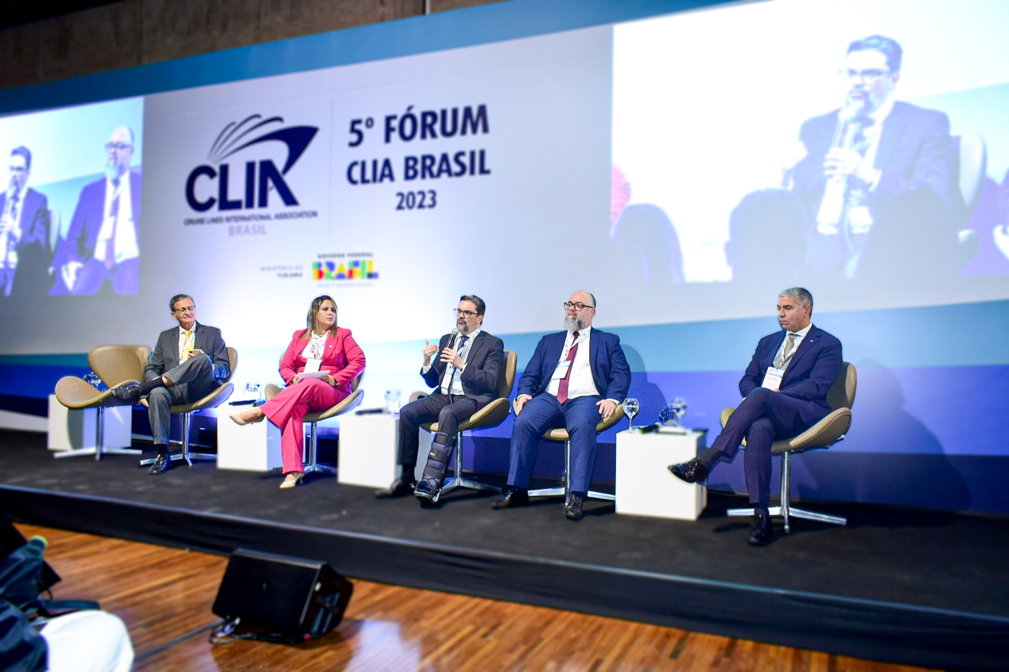 Painelistas discutem sobre a infraestrutura dos portos Painelistas discutem sobre a infraestrutura dos portos