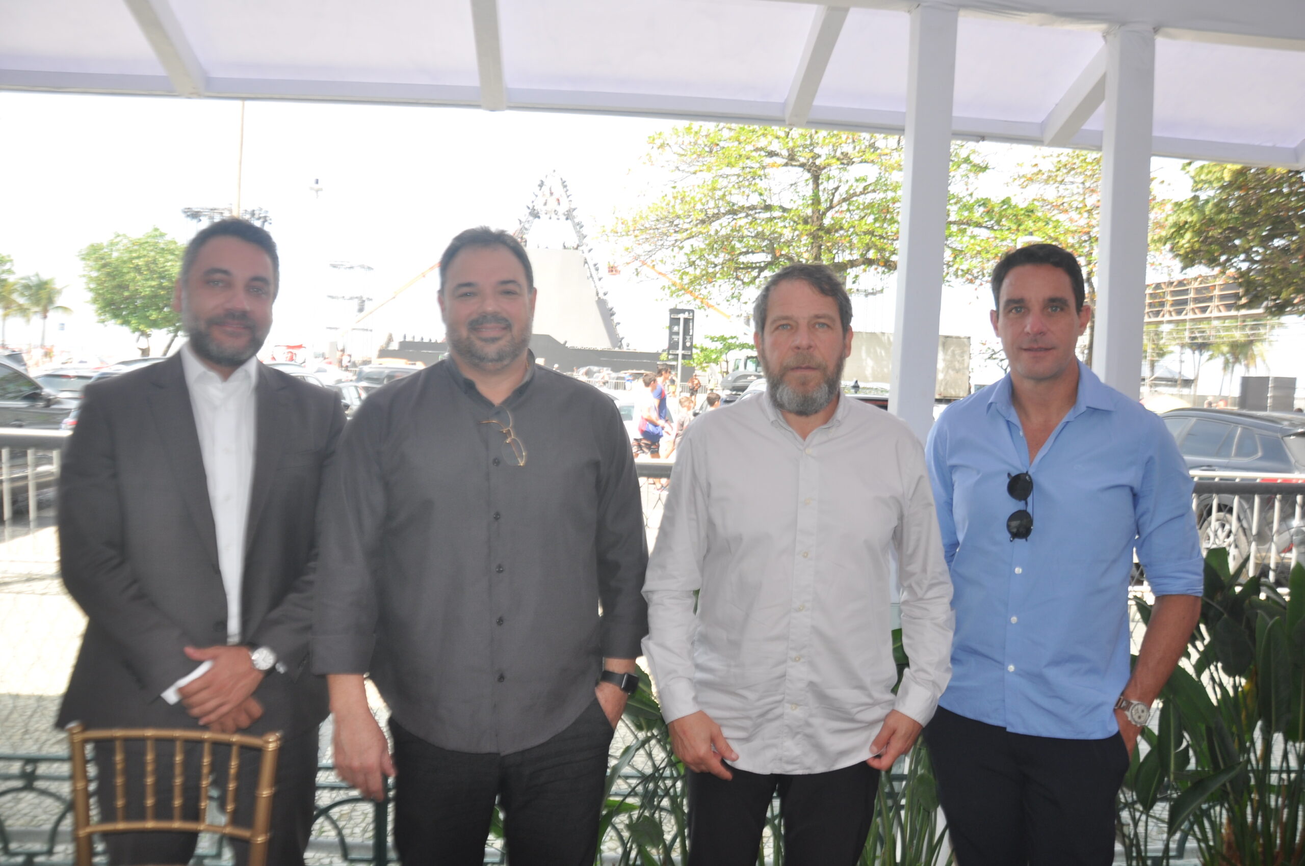 Rafael Cardoso, SindiRio, Guilherme de Abreu, presidente FC&VB-RJ, Carlos Werneck, Visit Rio, e João Barreto, Orla Rio Rafael Cardoso, SindiRio, Guilherme de Abreu, presidente FC&VB-RJ, Carlos Werneck, Visit Rio, e João Barreto, Orla Rio