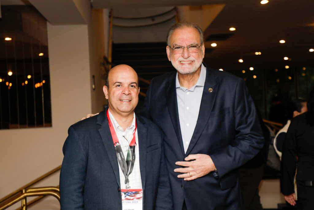 Raul Monteiro, do Meliã Hotels, e Ibrahim Georges Tahtouh, da IT Mice