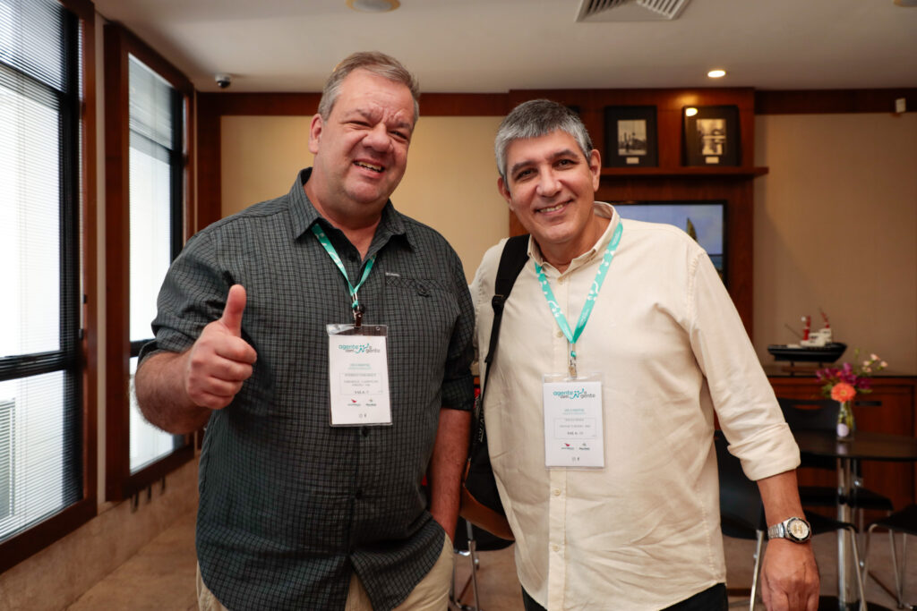 Rodrigo Abrantes, da Embarque, e Paulo Rosa, da Inovar Turismo