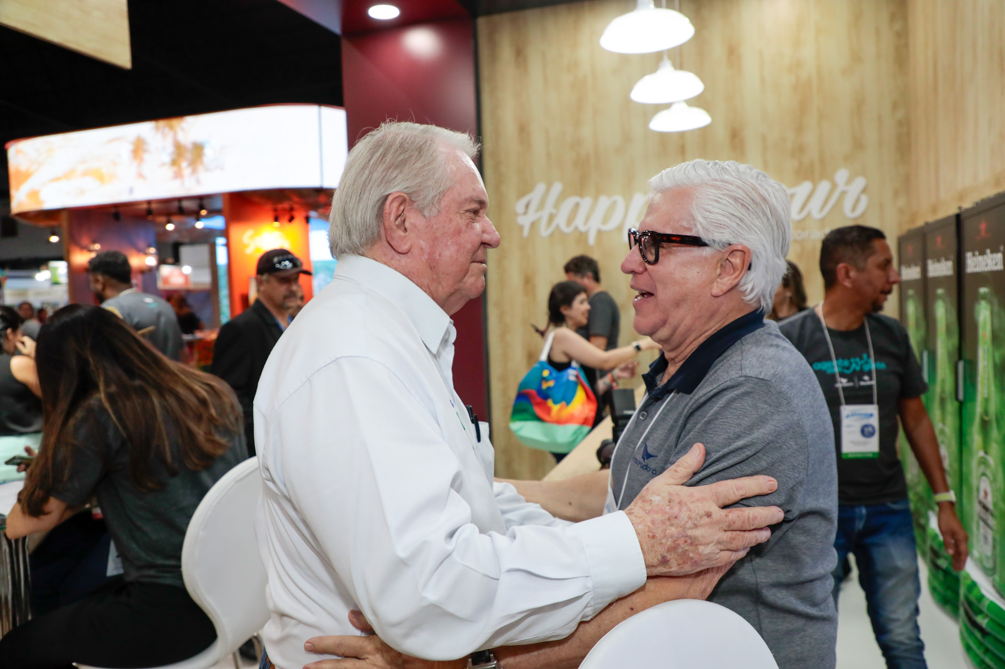 Roy Taylor, do M&E, e Juarez Cintra Filho, da Ancoradouro Roy Taylor, do M&E, e Juarez Cintra Filho, da Ancoradouro