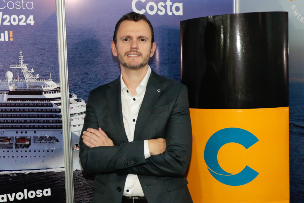 Ruy Ribeiro diretor Comercial da Costa Cruzeiros Costa Cruzeiros fecha parceria para facilitar venda dos agentes de viagens