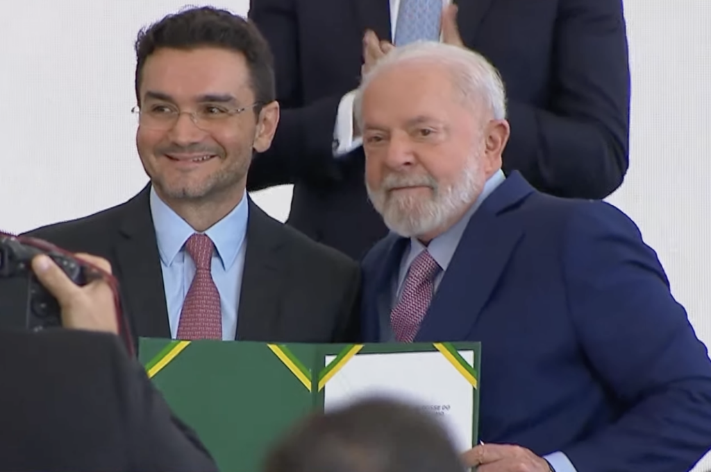 Celso Sabino e Lula