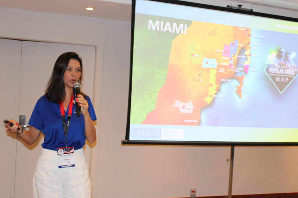 Com novos hotéis de peso, Miami se consolida como palco de grandes eventos esportivos 1 Tathiana Leal do Greater Miami CVB 1 Com novos hotéis de peso, Miami se consolida como palco de grandes eventos esportivos