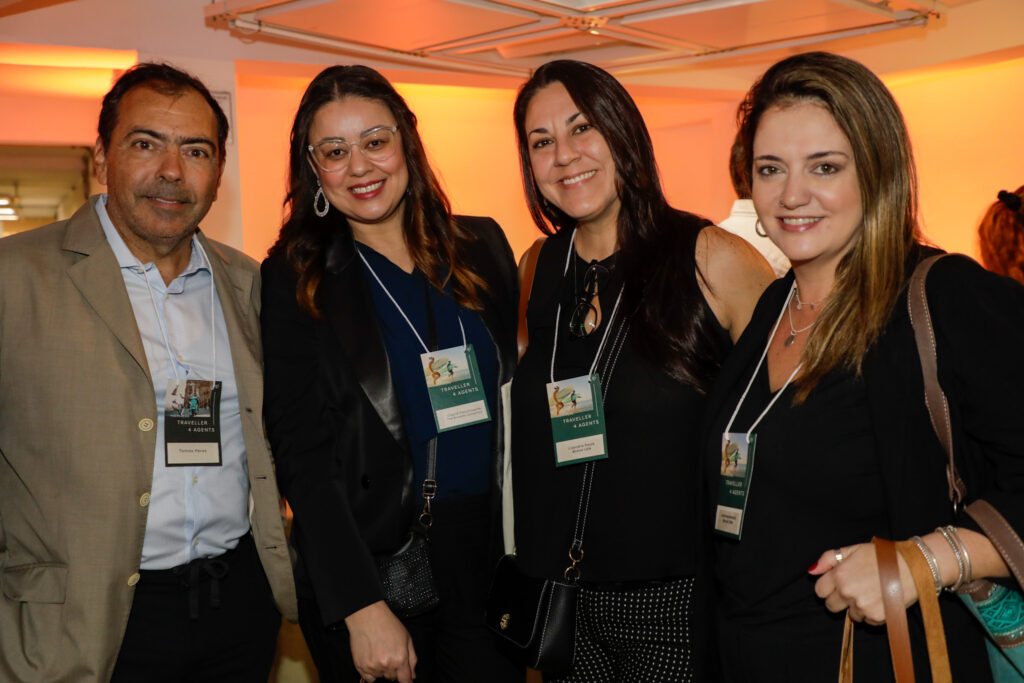 Tomás Perez, CEO da Teresa Perez, Ingrid Facchinette, do The Bicester Collection, Lizandra Pajak, e Ana Elisa Facchinato, do Brand USA